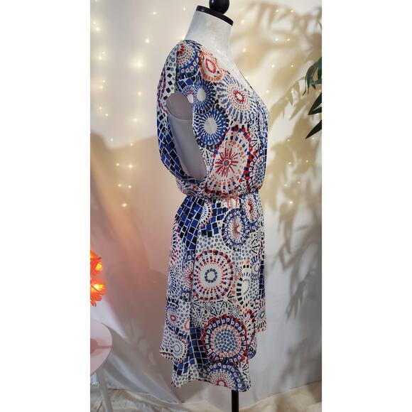 The Limited Outback Red Lot of 2 Flutter Sleeve A-Line Boho Dresses Womens XS - Picture 3 of 14